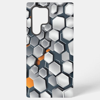 Funda Para Samsung Galaxy S22 Ultra fondo abstracto con hexágonos