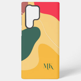 Funda Para Samsung Galaxy S22 Ultra Fondo de composición de formas orgánicas modernas