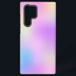 Funda Para Samsung Galaxy S22 Ultra Fondo holográfico colorido<br><div class="desc">Imagen de un colorido fondo holográfico con una suave mezcla de azul,  púrpura y rosa.</div>