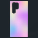 Funda Para Samsung Galaxy S22 Ultra Fondo holográfico colorido<br><div class="desc">Imagen de un colorido fondo holográfico con una suave mezcla de azul,  púrpura y rosa.</div>