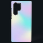 Funda Para Samsung Galaxy S22 Ultra Fondo holográfico de colores claros<br><div class="desc">Imagen de fondo holográfico de tonos pastel diseño iridiscente moderno.</div>