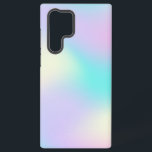 Funda Para Samsung Galaxy S22 Ultra Fondo holográfico de colores claros<br><div class="desc">Imagen de fondo holográfico de tonos pastel diseño iridiscente moderno.</div>