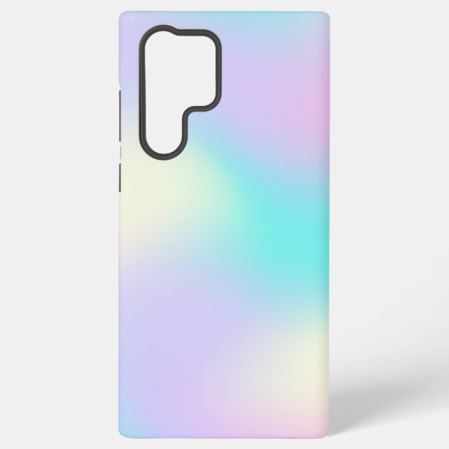 Funda Para Samsung Galaxy Fondo holográfico de colores claros (Reverso )