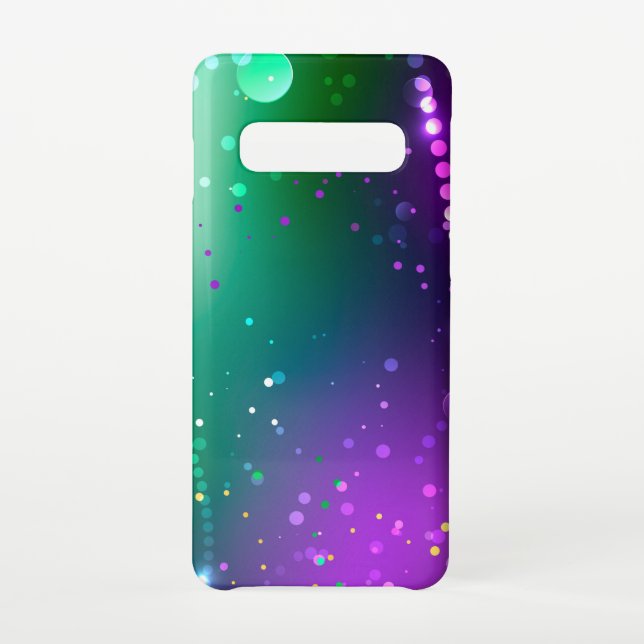 Funda Para Samsung Galaxy Fondo morado festivo Mardi Gras (Reverso)