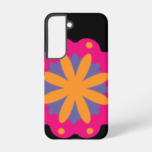 Funda Para Samsung Galaxy S22 formas de círculos florales coloridos