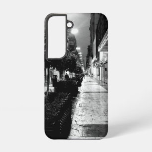 Funda Para Samsung Galaxy S22 Foto de calle urbana en Buenos Aires en blanco y n