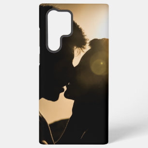Funda Para Samsung Galaxy S22 Ultra Foto de Pareja Silueta
