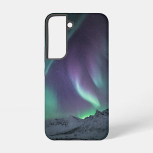 Funda Para Samsung Galaxy S22 Foto del paisaje de la Aurora Boreal