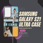 Funda Para Samsung Galaxy S21 Ultra Foto personalizada<br><div class="desc">Este funda va más allá de ser un simple accesorio; es una manera de llevar a tus recuerdos y seres queridos contigo en todo momento. Cada vez que eches un vistazo a tu dispositivo, recordarás la alegría, el amor y la felicidad asociados con esa foto especial. Ya sea que lo...</div>