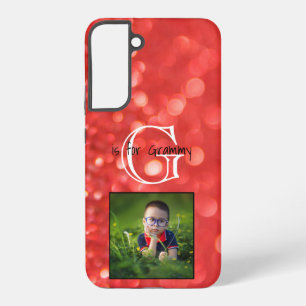 Funda Para Samsung Galaxy S22+ Foto Personalizada Agregar Monograma de Nombre Cor