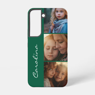 Funda Para Samsung Galaxy S22 Foto personalizada verde bosque personalizada