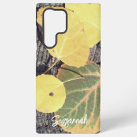 Fotografía personalizada de hojas de Aspen de otoñ