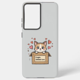 Funda Para Samsung Galaxy S21 Ultra Fragile: Contains Love