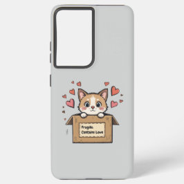 Funda Para Samsung Galaxy S21+ Fragile: Contains Love