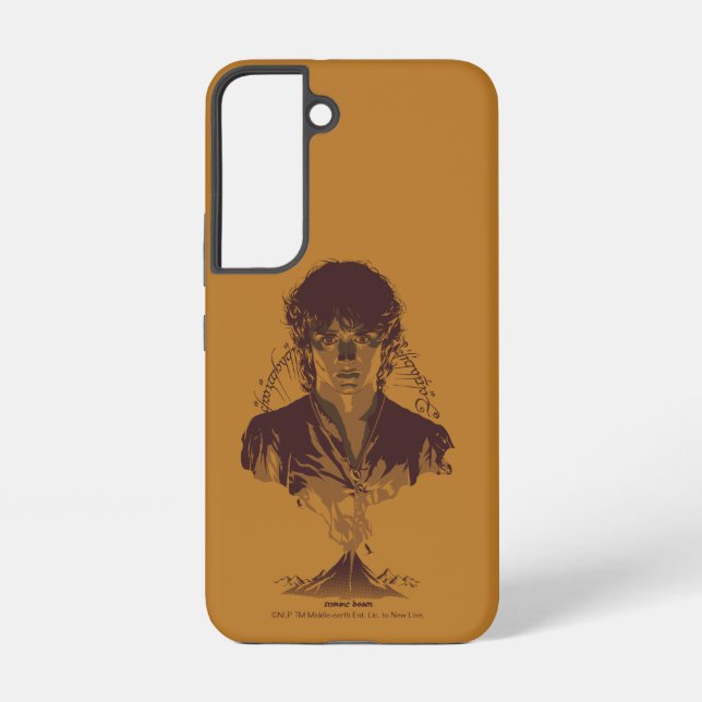 Funda Para Samsung Galaxy FRODO™ MOUNT DOOM™ Tengwar Inscription Graphic (Reverso )
