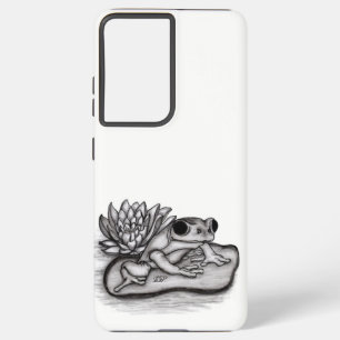 Funda Para Samsung Galaxy S21 Ultra Froggy con Lotus Flower