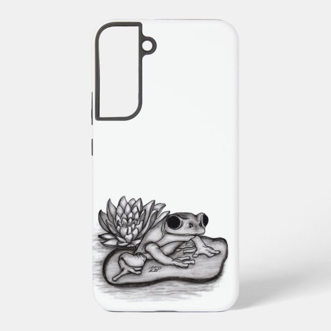 Funda Para Samsung Galaxy Froggy con Lotus Flower (Reverso )