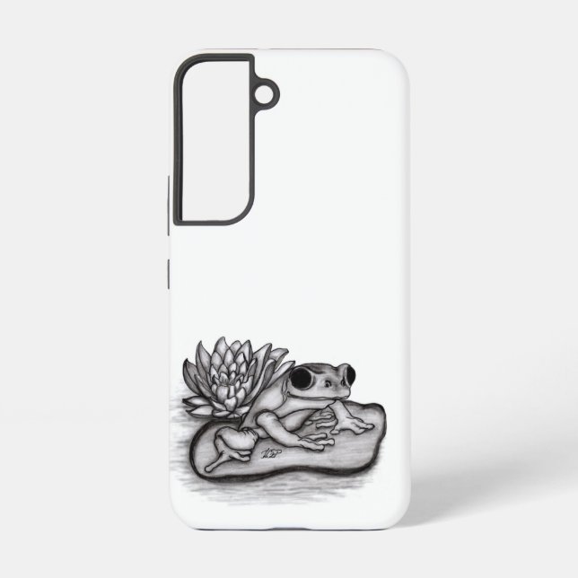 Funda Para Samsung Galaxy Froggy con Lotus Flower (Reverso )