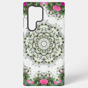 Funda Para Samsung Galaxy S22 Ultra Fuente de agua de jardín flores rosas diseño de ma