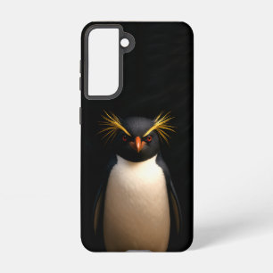 Funda Para Samsung Galaxy S21 Funda Black 4 Luxe Galaxy S21, Rockhopper Penguin
