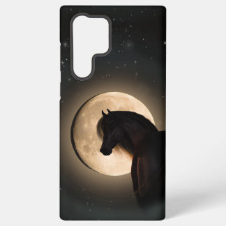 Funda Para Samsung Galaxy S22 Ultra Funda de caballo Samsung Black Moon Shine
