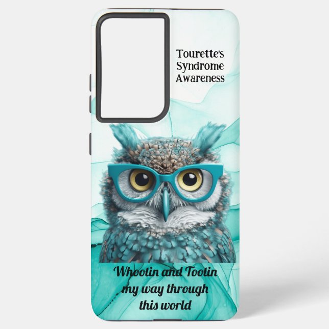 Funda Para Samsung Galaxy Funda de Owl Samsung Phone Tourette, personalizado (Reverso )