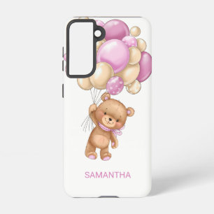 Funda Para Samsung Galaxy S21 FUNDA de Samsung Galaxy de CUTE Teddy Bear con glo