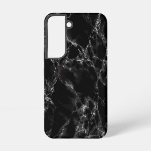 Funda Para Samsung Galaxy S22 Funda de Samsung Galaxy de mármol negro