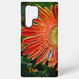 Funda Para Samsung Galaxy S22 Ultra Funda de Samsung personalizado - Naranja Gerbera D