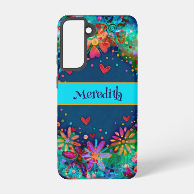 Funda Para Samsung Galaxy funda de Samsung "Summer Garden" (Reverso )