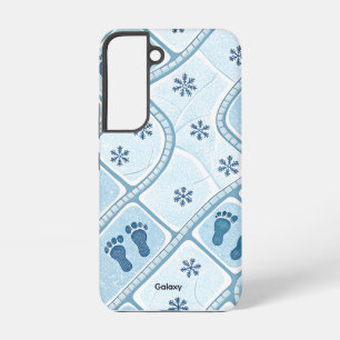 Funda Para Samsung Galaxy S22 Funda de Winter Steps Galaxy S22