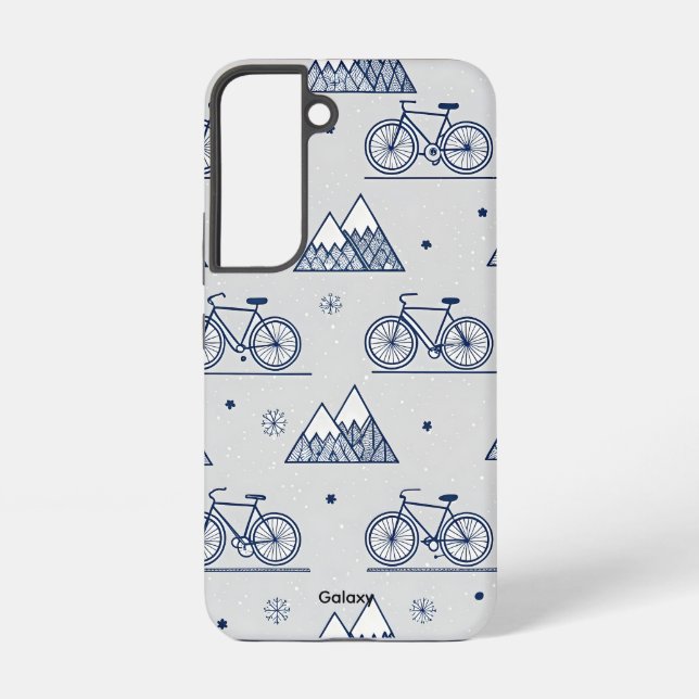 Funda Para Samsung Galaxy Funda de Winterbike Mountain Galaxy S22 (Reverso )