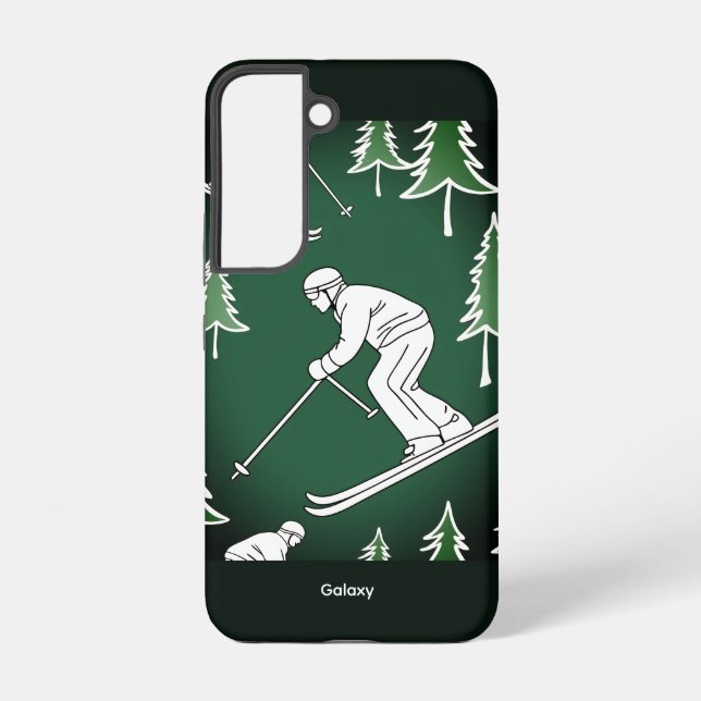 Funda Para Samsung Galaxy Funda Galaxy Premium de Winter Slopes (Reverso )