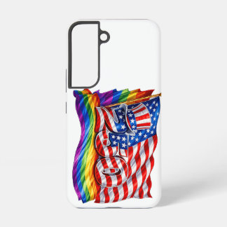 Funda Para Samsung Galaxy S22 Funda Galaxy S22 Bandera de Orgullo America 250