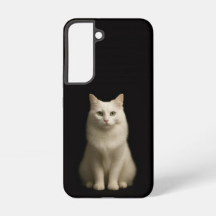 Funda Para Samsung Galaxy S22 Funda Galaxy S22 Black 4 Luxe, gato turco Angora