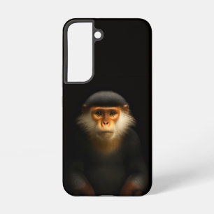 Funda Para Samsung Galaxy S22 Funda Galaxy S22 Black 4 Luxe, Langur Douc Rojo