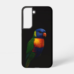 Funda Para Samsung Galaxy S22 Funda Galaxy S22 Black 4 Luxe, Lorikeet Loro