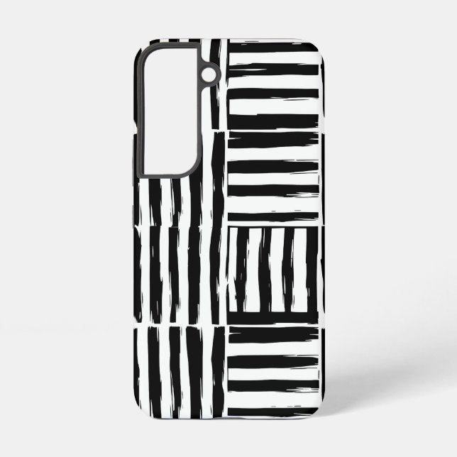 Funda Para Samsung Galaxy Funda Monocromo Pincel Galaxia Art S22 (Reverso )