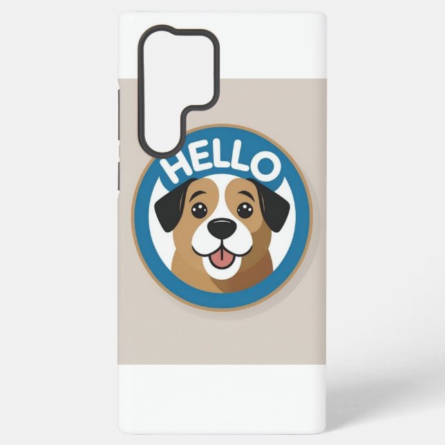 Funda Para Samsung Galaxy Funda móvil "Hello" de Cupy Puppy (Reverso )
