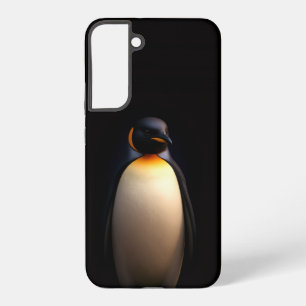 Funda Para Samsung Galaxy S22+ Funda negra 4 Luxe para Galaxy S22 Plus, pingüino