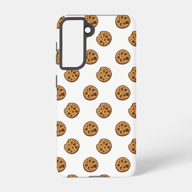 Funda Para Samsung Galaxy Funda para móvil galletas de chispas de chocolate (Reverso )