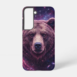 Funda Para Samsung Galaxy S22 Funda para teléfono Galaxy con oso grizzly soñador