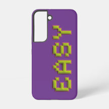 Funda Retro 8-Bit EASY Samsung - Juego Morado y Ro