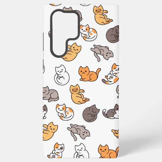 Funda Para Samsung Galaxy Funda S23 con mis adorables gatos 🐾 funda 📱 (Reverso )