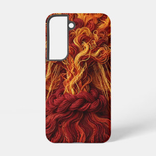 Funda Para Samsung Galaxy S22 Funda Samsung con hilo de nube de tormenta abstrac