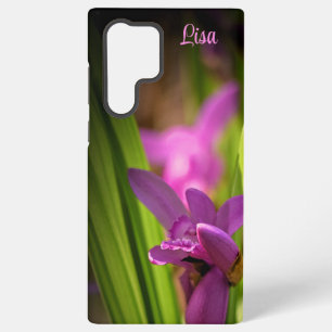 Funda Para Samsung Galaxy S22 Ultra Funda Samsung de flor rosa personalizada