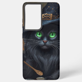 Funda Para Samsung Galaxy S21+ Funda Samsung de Witch Cat - Resplandor de pocione