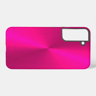 Funda Para Samsung Galaxy S22+ Funda samsung galaxy de metal falso rosa brillante