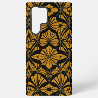 Funda Para Samsung Galaxy S22 Ultra Funda Samsung Galaxy geométrica en oro Art Deco