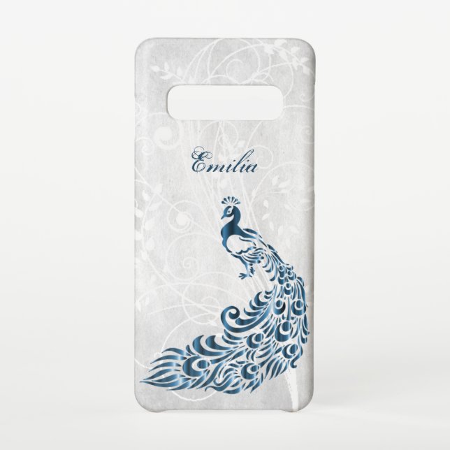 Funda Para Samsung Galaxy Funda Samsung Galaxy personalizado de Blue Peacock (Reverso)